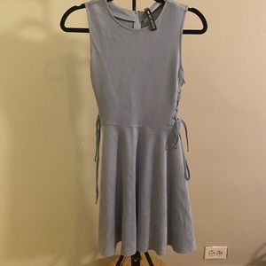 Design Lab Lord & Taylor Light Blue Dress Small